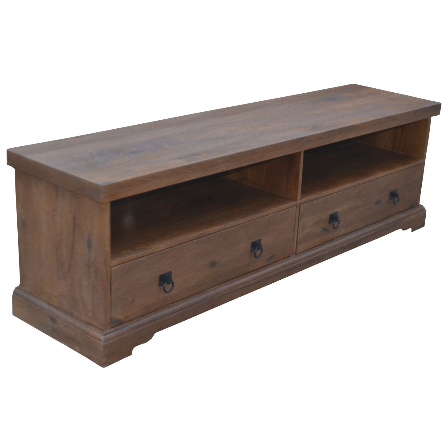 Florence ETU Entertainment TV Unit 180cm 2 Drawer Solid Mango Timber Wood