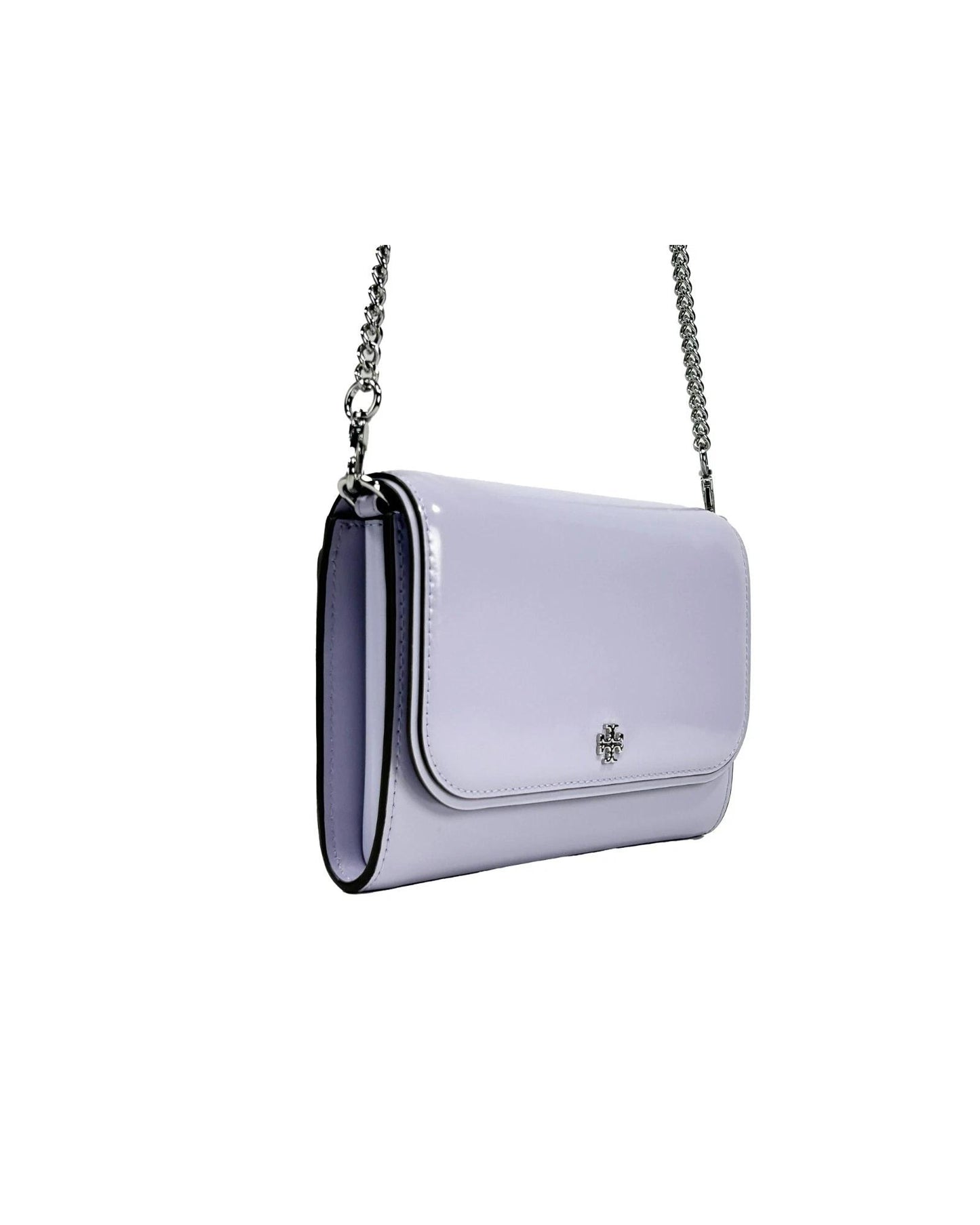 Tory Burch Women's Patent Emerson Patent Chain Wallet Crossbody Bag - One Size