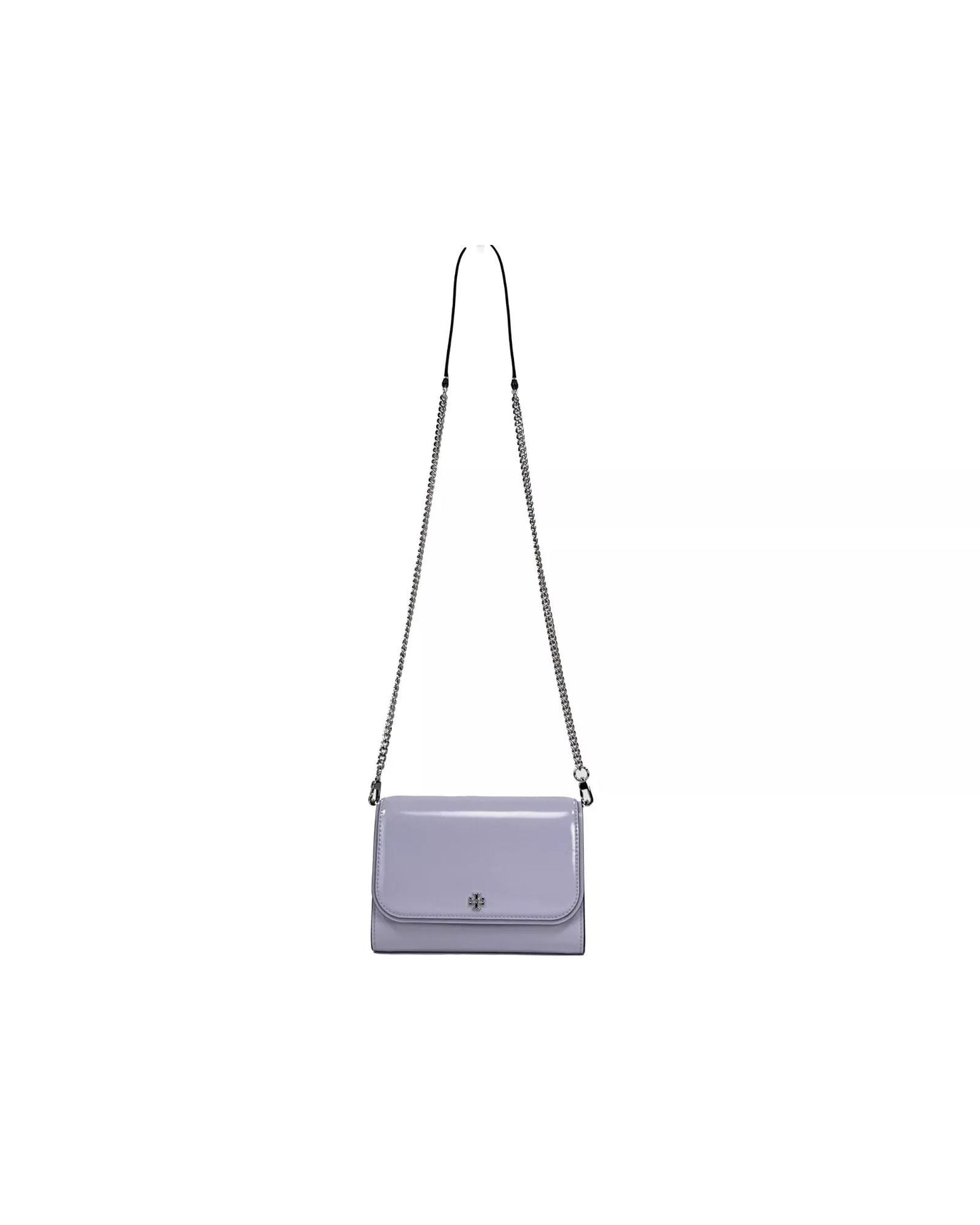 Tory Burch Women's Patent Emerson Patent Chain Wallet Crossbody Bag - One Size