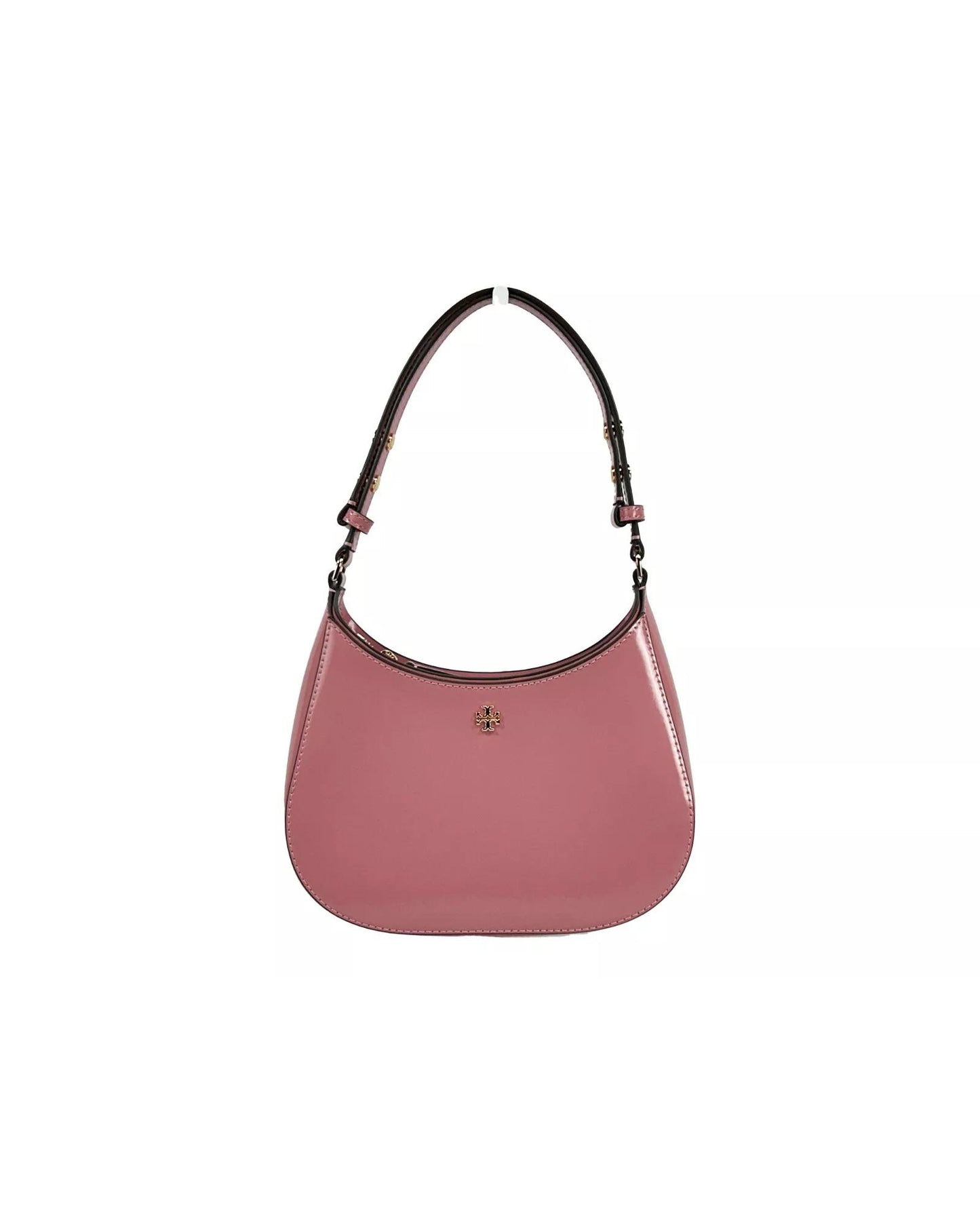 Tory Burch Women's Patent Emerson Small Shoulder Bag Purse Pink - One Size
