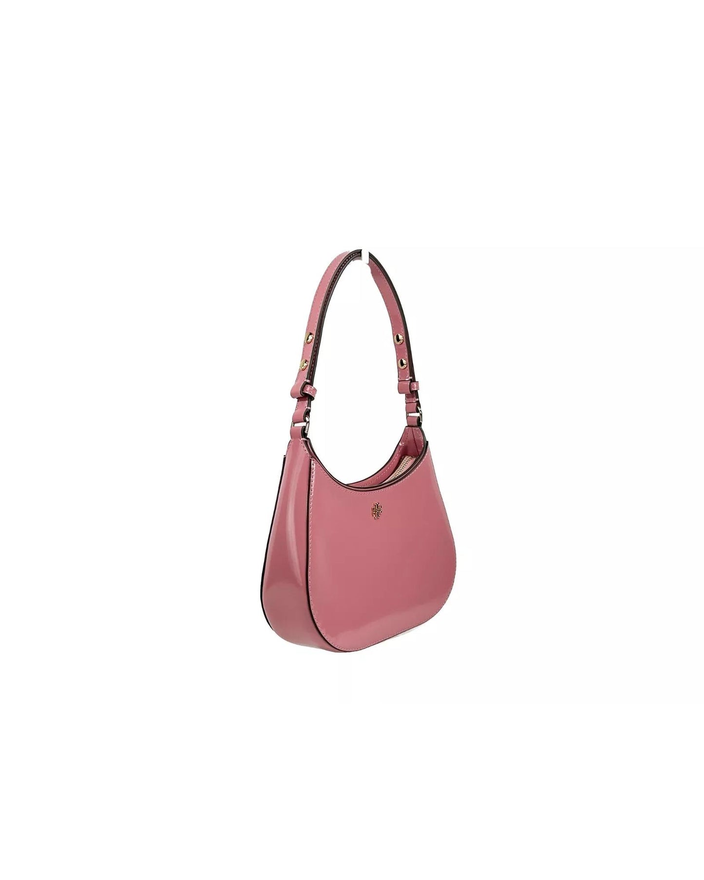 Tory Burch Women's Patent Emerson Small Shoulder Bag Purse Pink - One Size