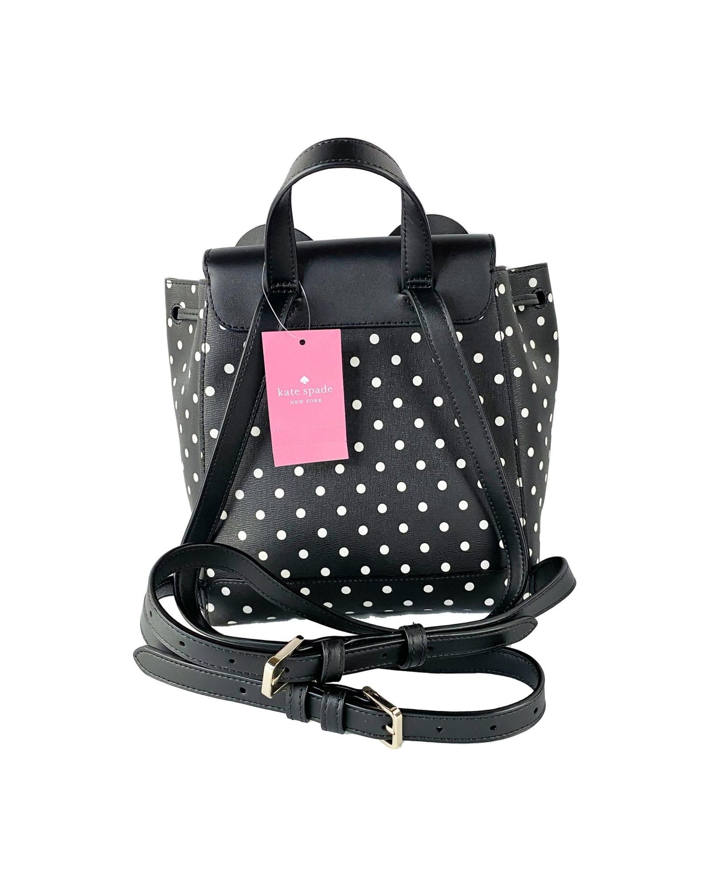 Kate Spade Women's Disney Minnie Mouse Medium Leather Backpack Bookbag Bag - One Size