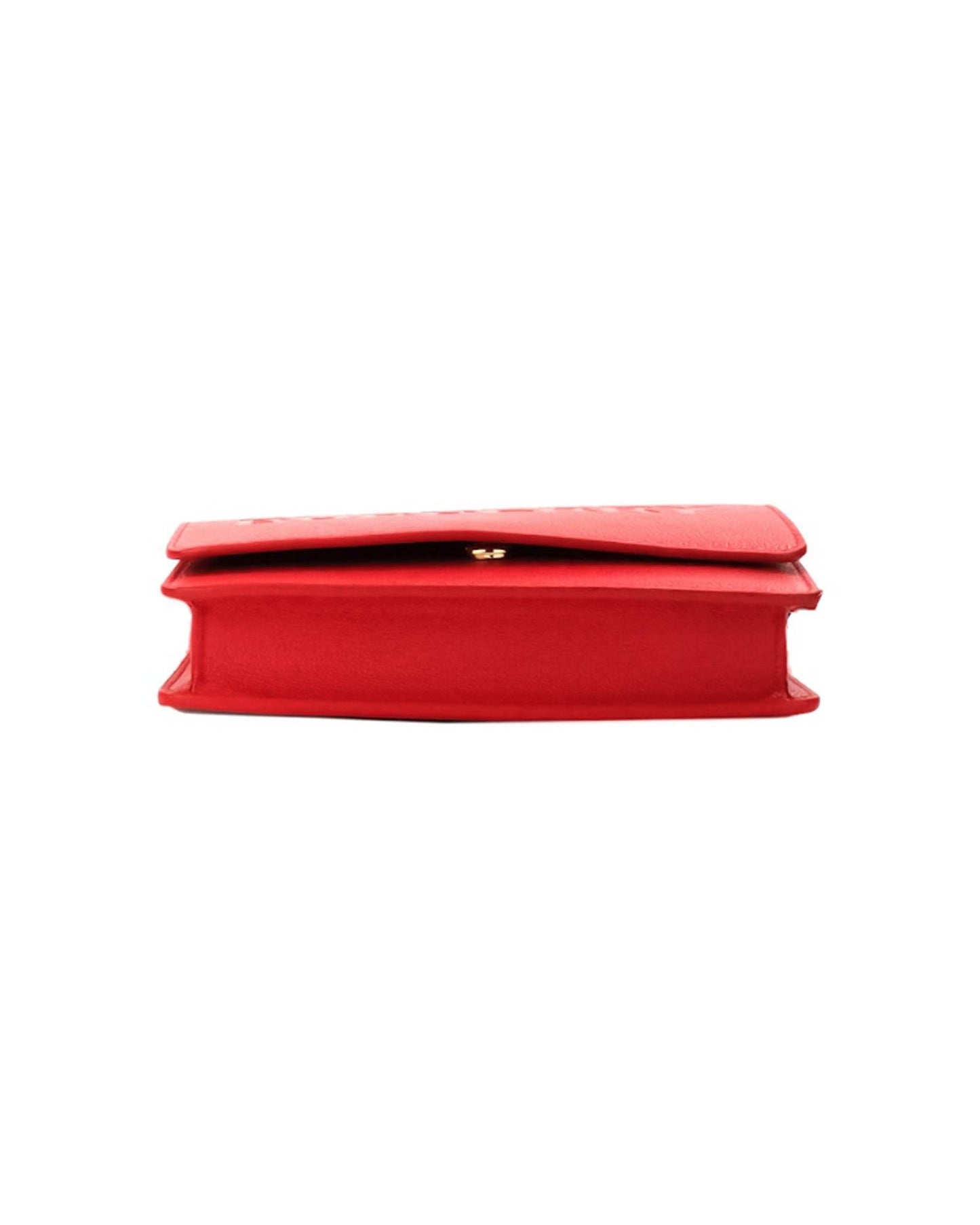Burberry Women's Hampshire Small Red Embossed Logo Smooth Leather Crossbody Bag - One Size