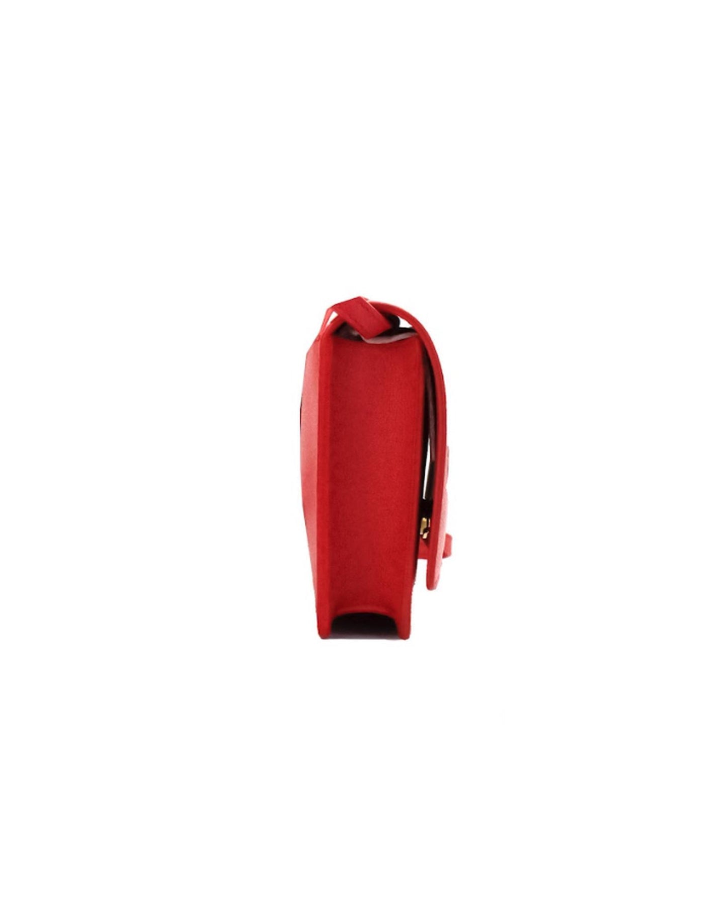 Burberry Women's Hampshire Small Red Embossed Logo Smooth Leather Crossbody Bag - One Size