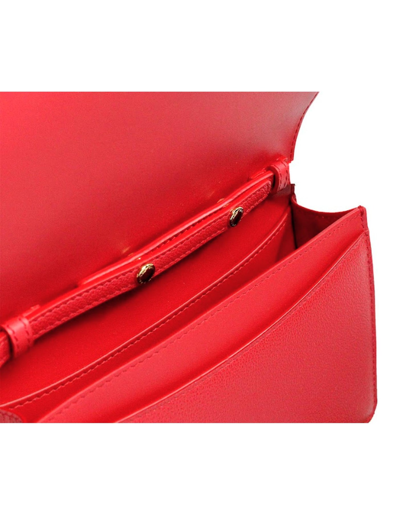 Burberry Women's Hampshire Small Red Embossed Logo Smooth Leather Crossbody Bag - One Size