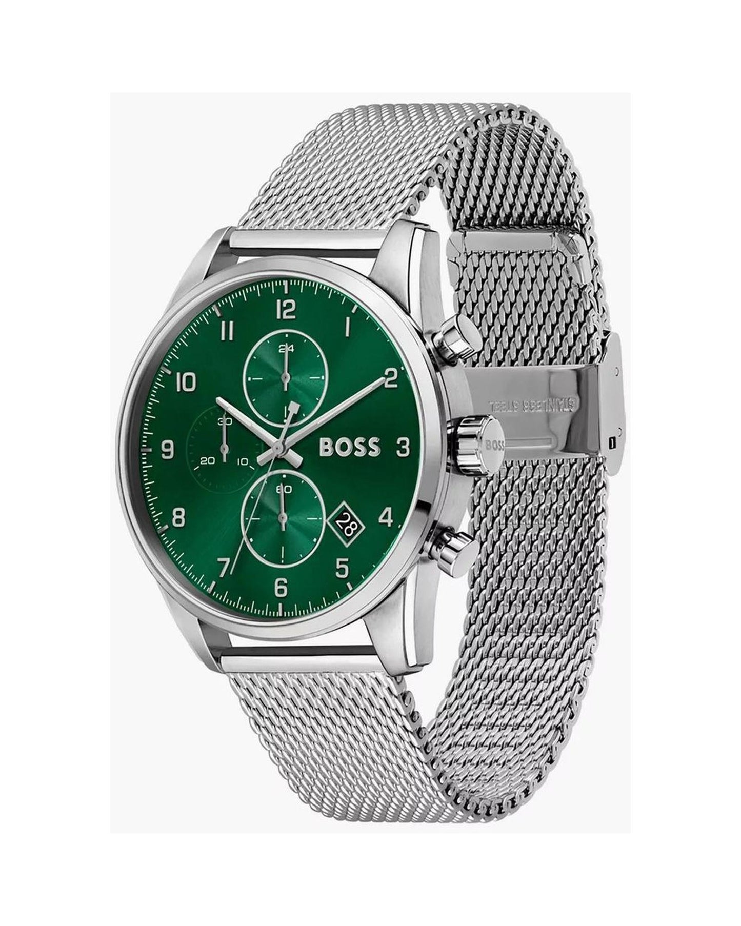 Hugo Boss Men's Silver Stainless Steel Watch - One Size