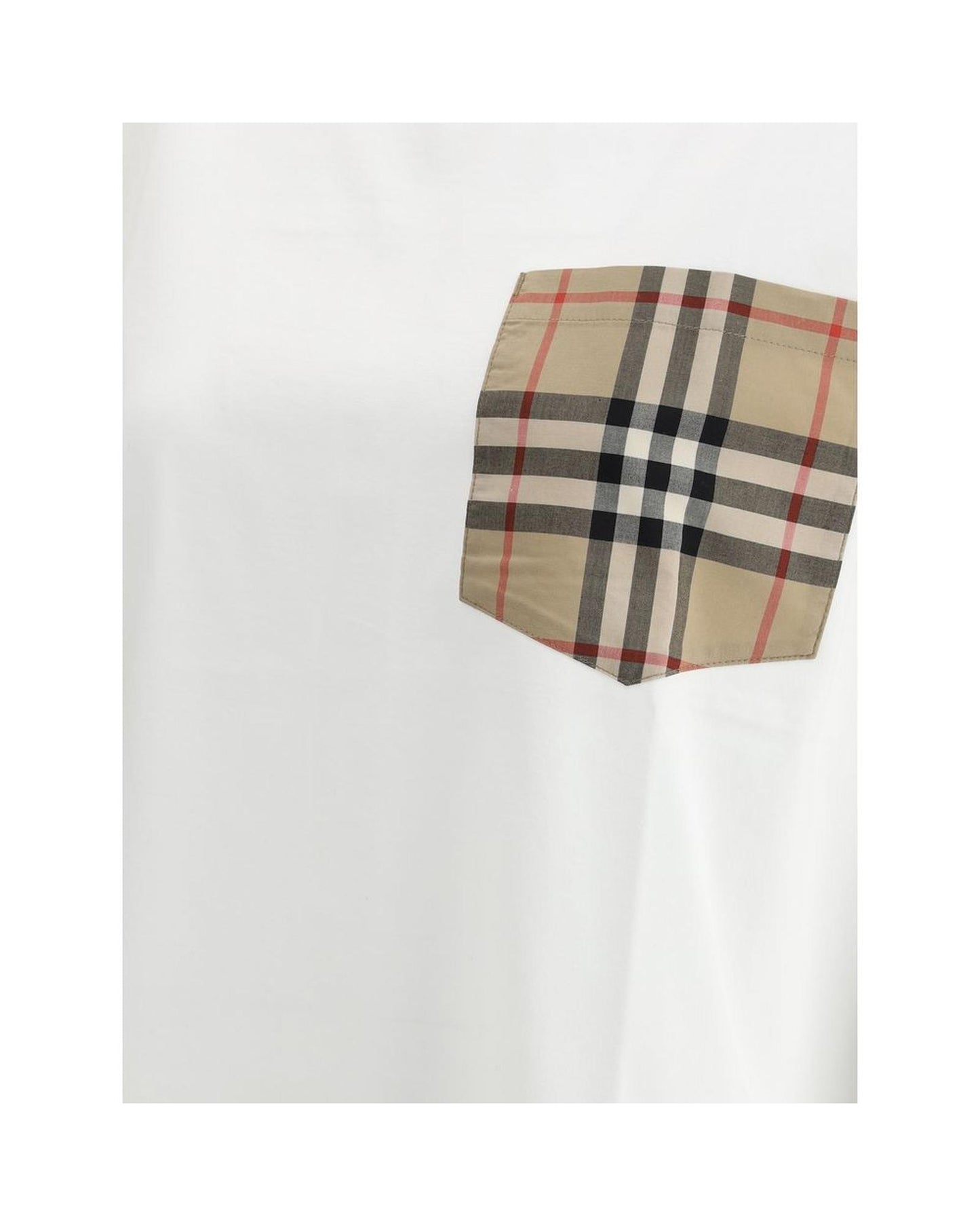 Burberry Women's Archive Check pocket t-shirt - L