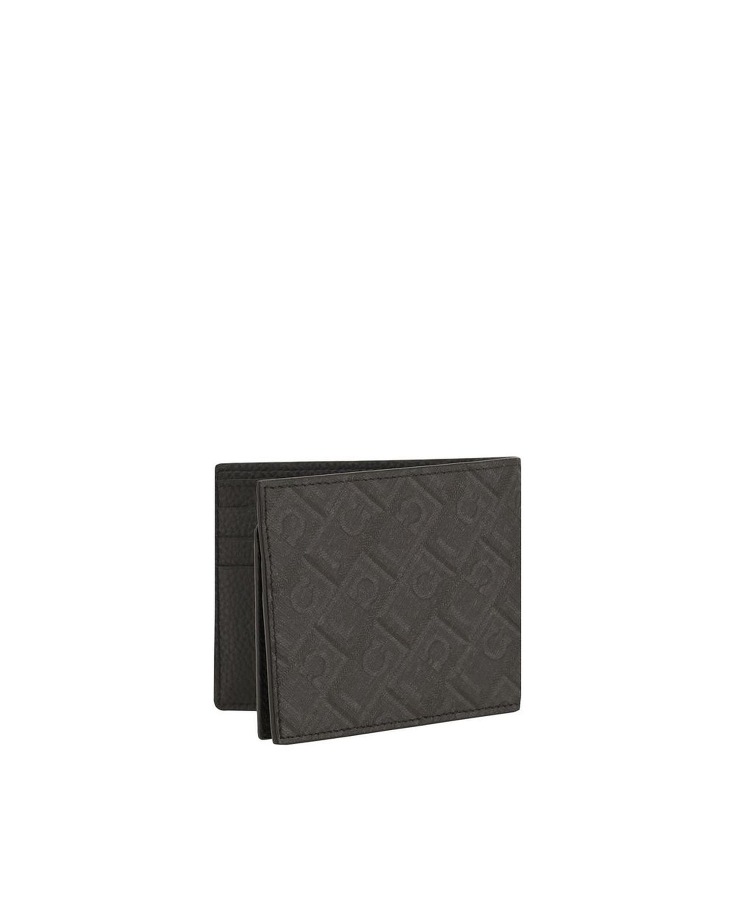 Ferragamo Men's Gancini pattern leather Wallet - One Size