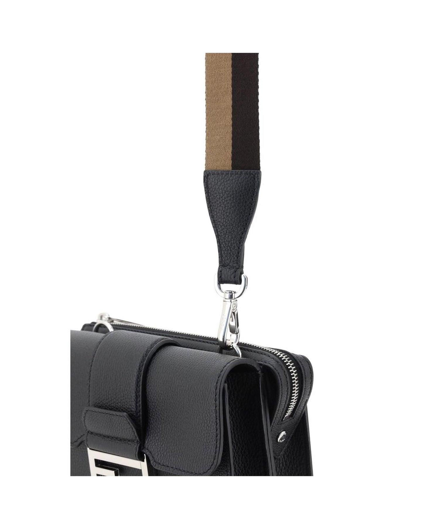 Fendi Men's Double Baguette Shoulder Bag - One Size