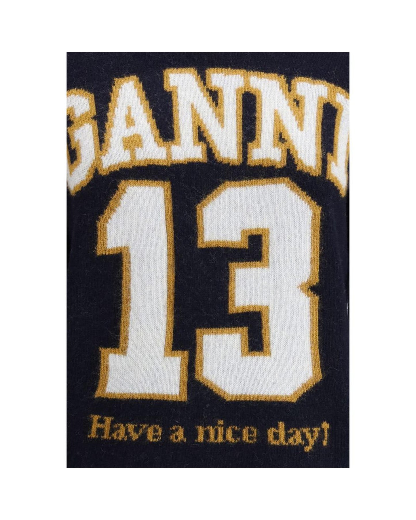 Ganni Women's Baseball Sweater - S