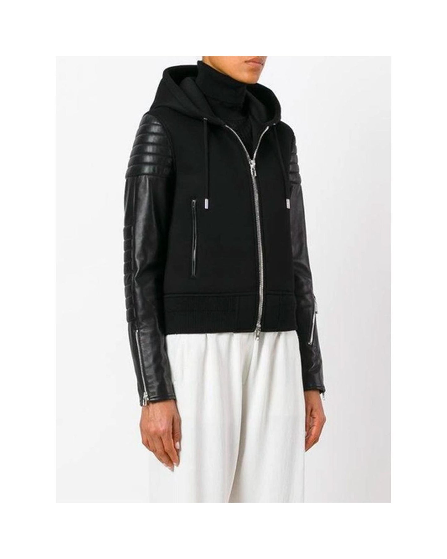 Givenchy Women's Black Viscose Jackets & Coat - 44 IT