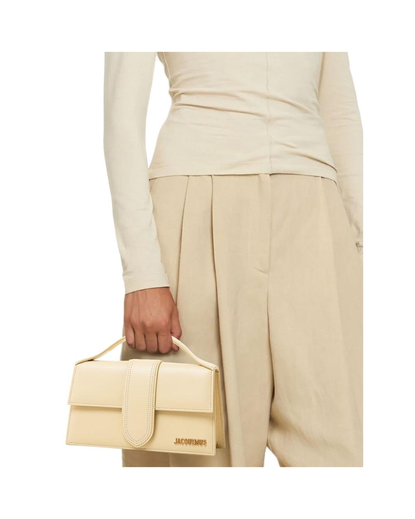 Jacquemus Women's Yellow Leather Shoulder Bag - One Size