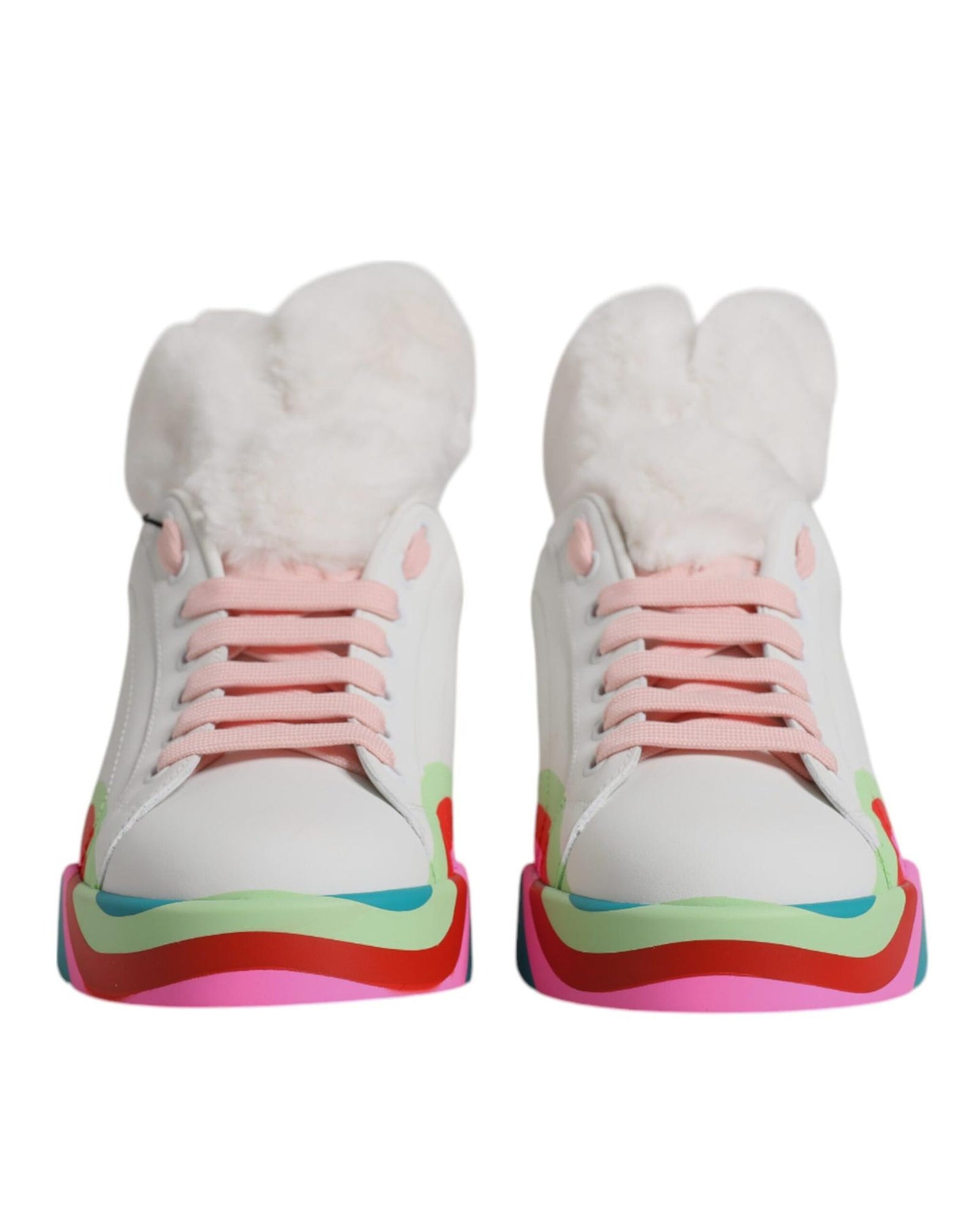 Dolce & Gabbana Women's Multicolor Low Top Trainers Sneakers Shoes - 39 EU