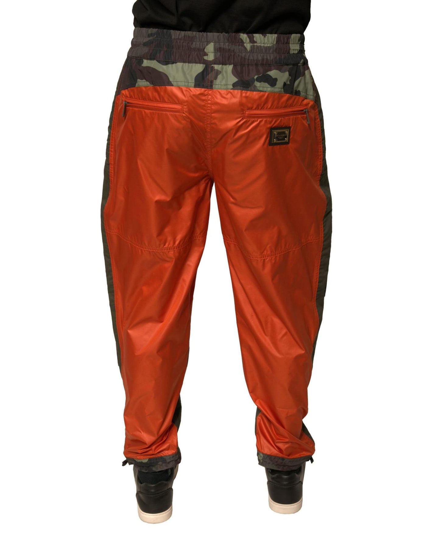 Dolce & Gabbana Men's Multicolor Camouflage Jogger Cargo Pants - 46 IT