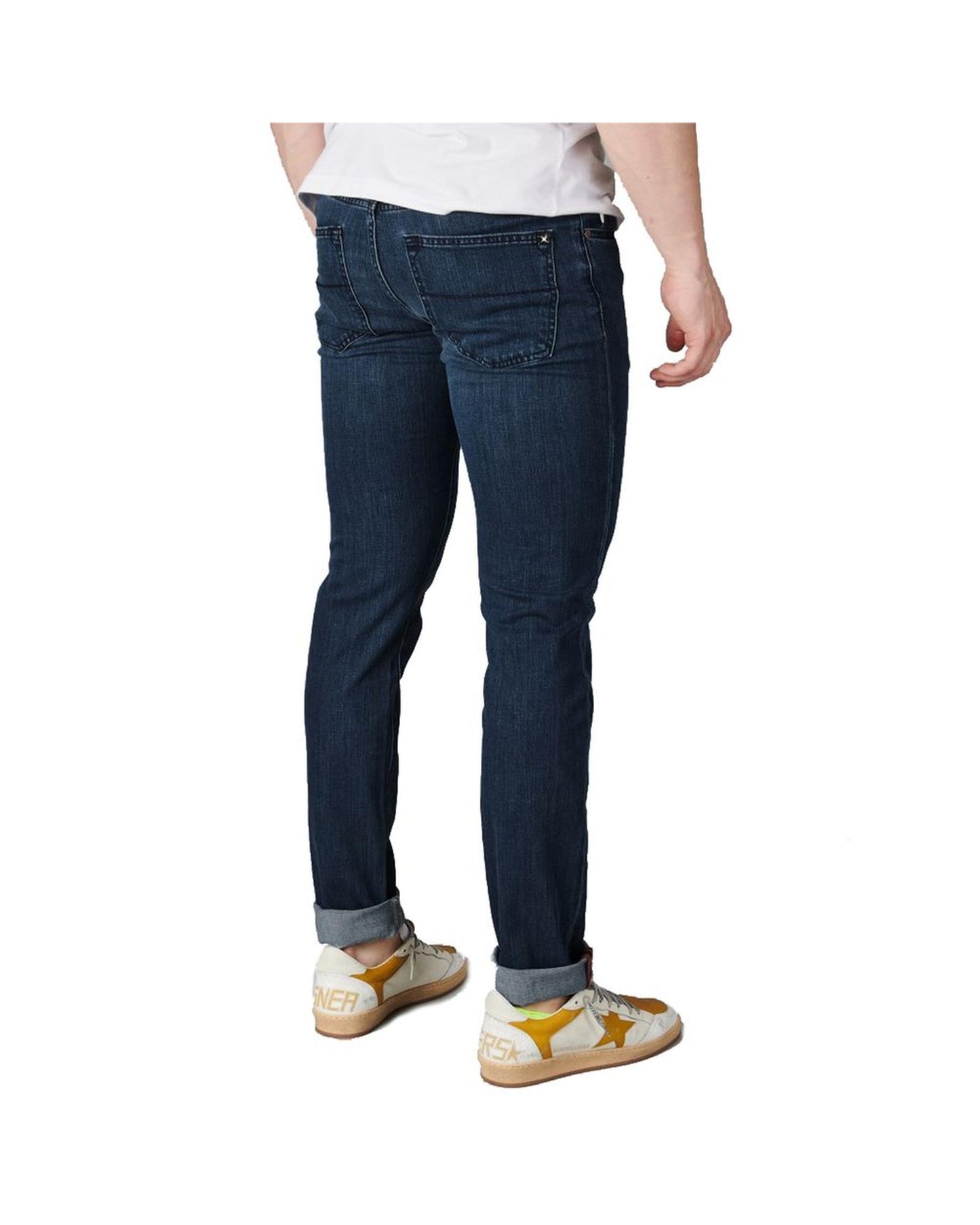 Tramarossa Men's Blue Cotton Jeans & Pant - W33 US