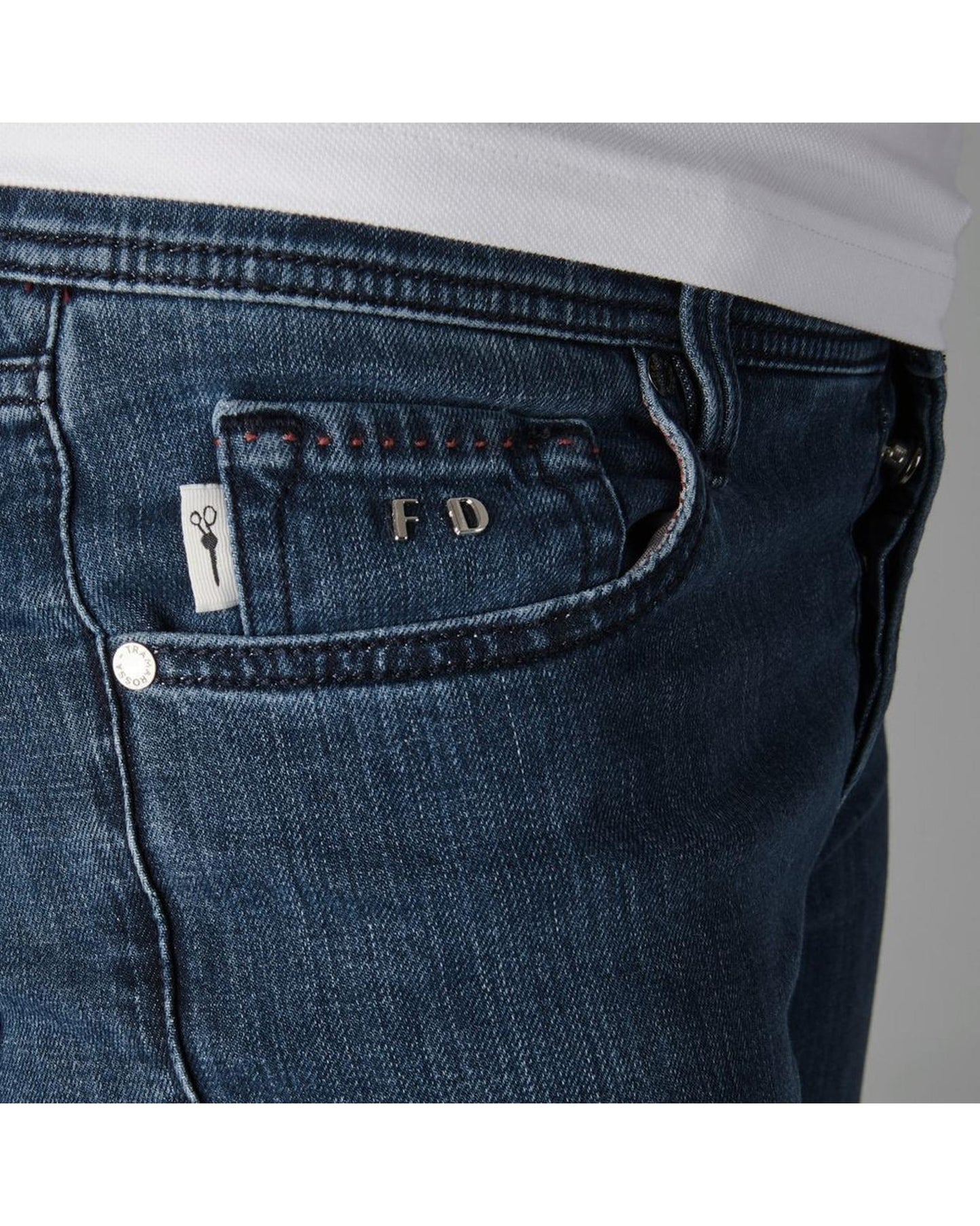 Tramarossa Men's Blue Cotton Jeans & Pant - W33 US