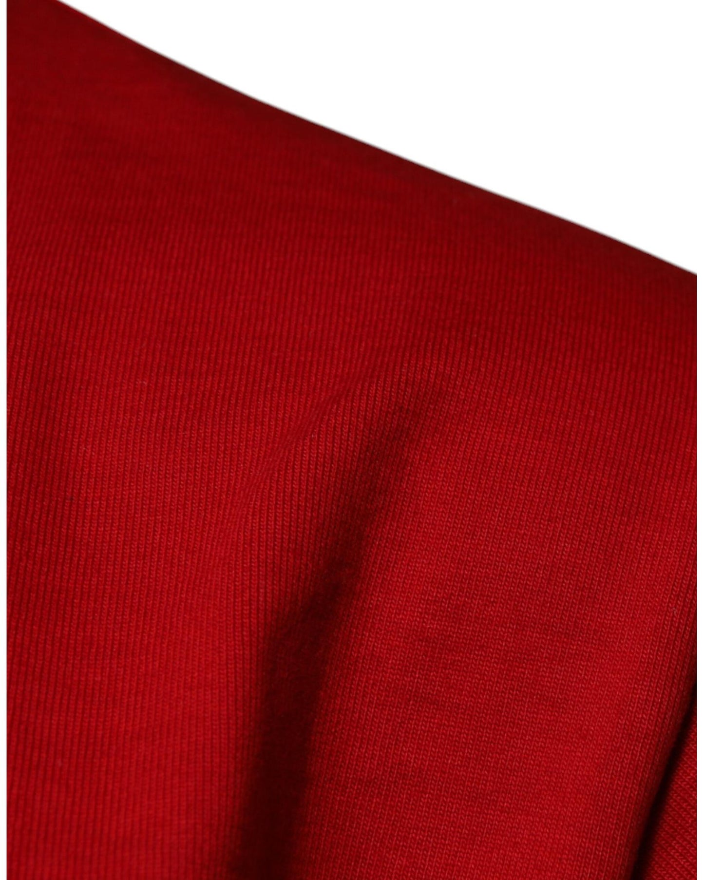 Dolce & Gabbana Men's Red DG Eye Cotton Crew Neck T-shirt - 44 IT
