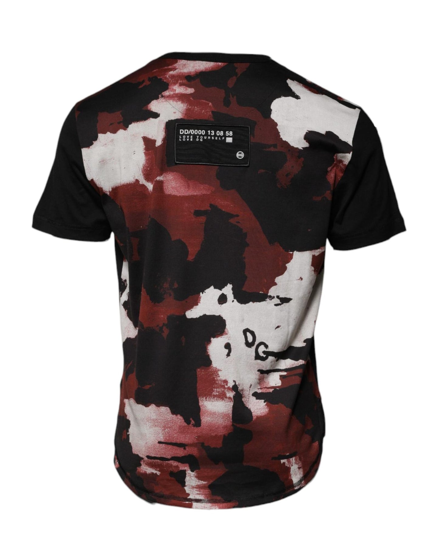 Dolce & Gabbana Men's Multicolor Camouflage Crew Neck T-shirt - 46 IT