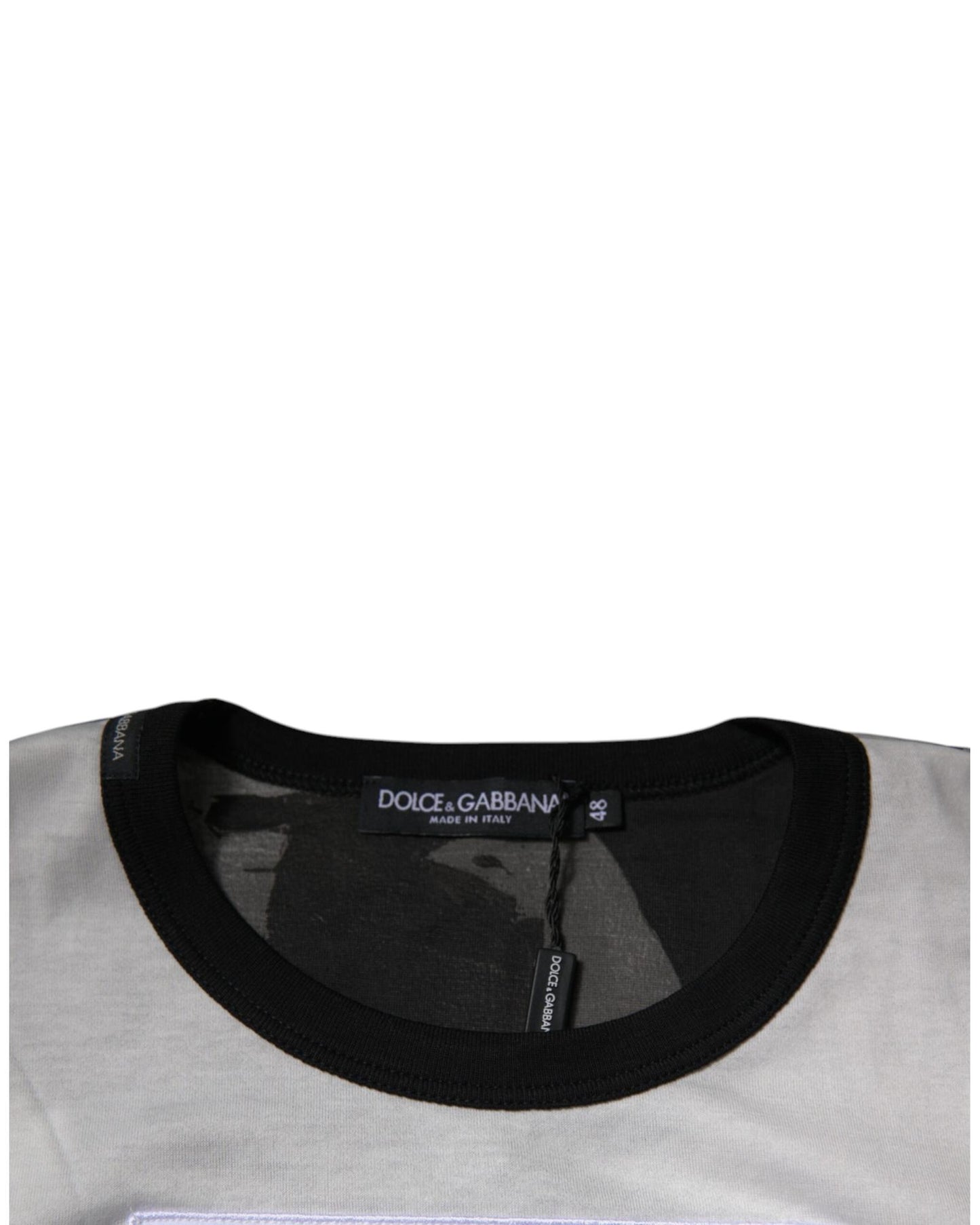 Dolce & Gabbana Men's Multicolor Camouflage Crew Neck T-shirt - 48 IT