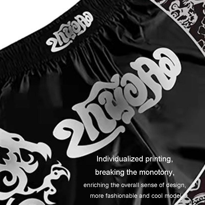 Kids Boxing Set - Sparring Shorts And Tights - Bright Green - Fiht Red Blue Spliced - L