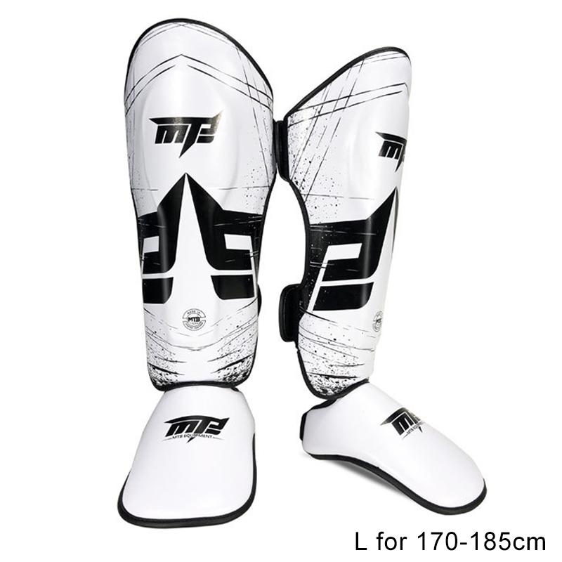 Thickened Leg Guards For Freestyle Grappling Thai Boxing And Taekwondo - Red
