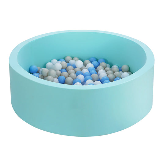 Keezi Kids Ball Pit 90x30cm Ocean Foam Barrier Toys Children Blue