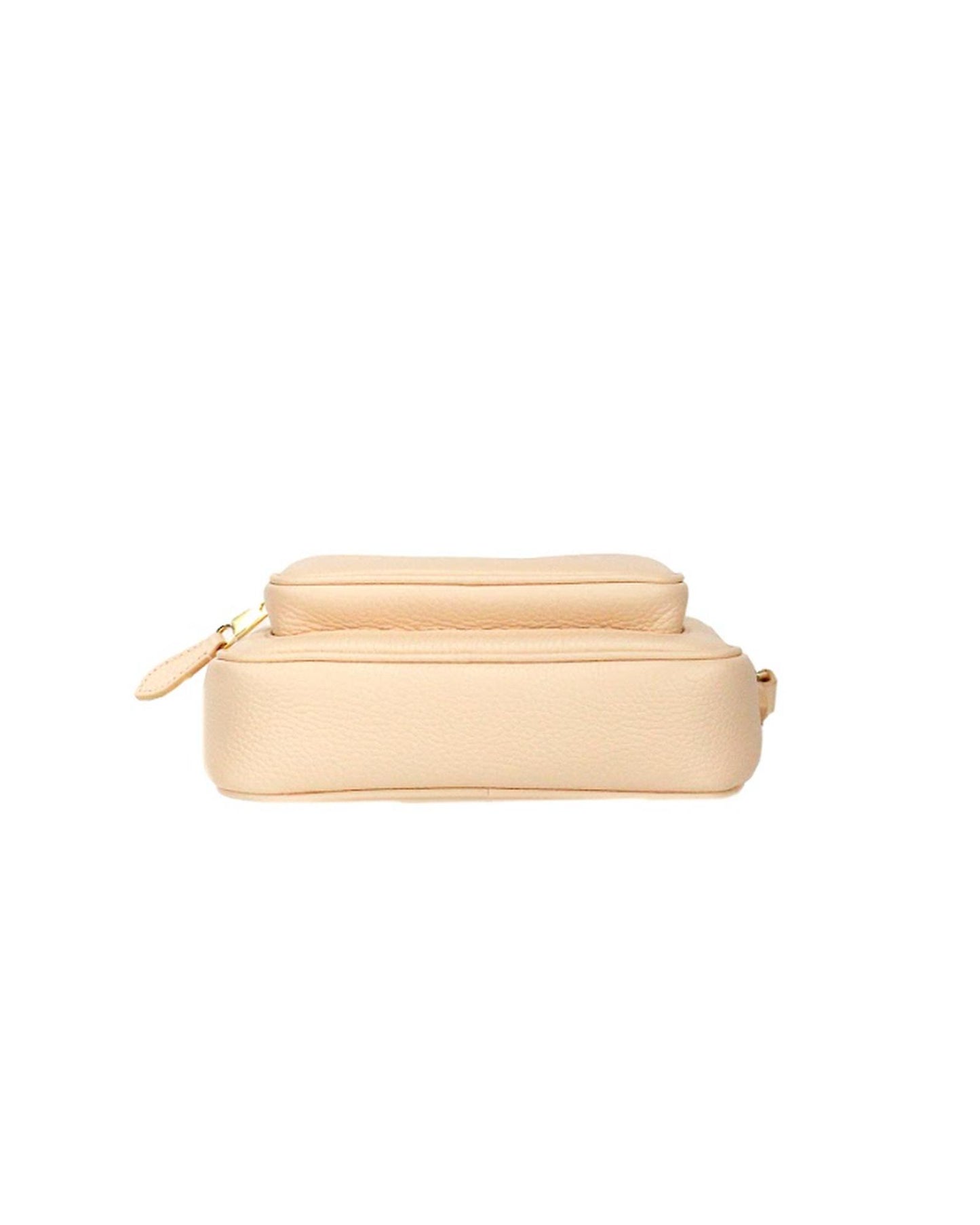 Burberry Women's Small Branded Peach Pink Grainy Leather Camera Crossbody Bag - One Size