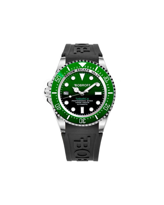 Bobroff Men's Black Rubber Watch - One Size