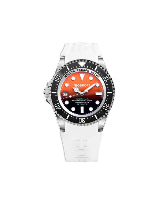 Bobroff Men's White Rubber Watch - One Size