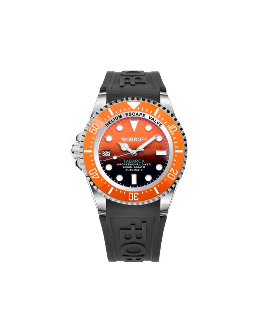 Bobroff Men's Black Rubber Watch - One Size