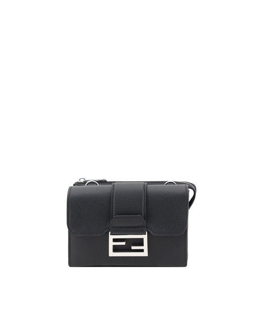 Fendi Men's Double Baguette Shoulder Bag - One Size