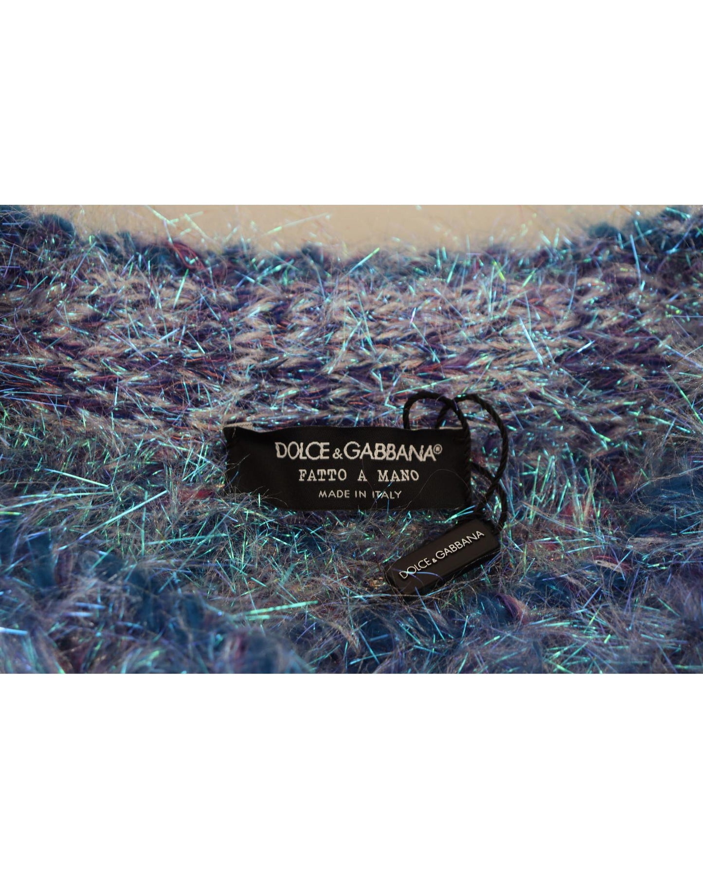 Dolce & Gabbana Women's Multicolor Polyester Fringes Coat Jacket - 40 IT