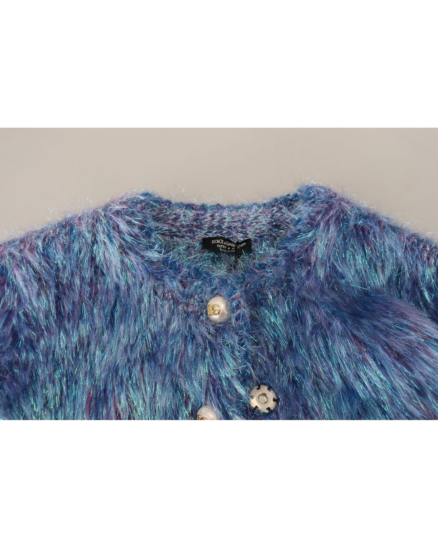 Dolce & Gabbana Women's Multicolor Polyester Fringes Coat Jacket - 42 IT