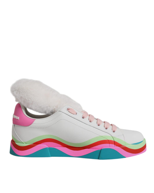 Dolce & Gabbana Women's Multicolor Low Top Trainers Sneakers Shoes - 39 EU